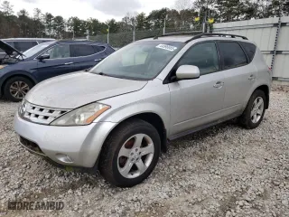 2004 Nissan Murano SL with VIN JN8AZ08W14W329400, listed as a Copart auction lot 44596985 with 118,343 mi miles and Clean Title. Bid and sale history available at carsss.com. Image 1.