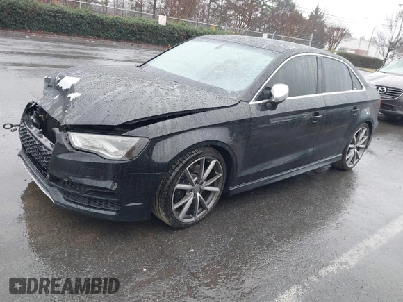 2015 Audi S3 2.0T Prestige with VIN WAUFFGFF4F1137472, listed as a IAAI auction lot 41559137 with 95,945 mi miles. Bid and sale history available at carsss.com. Image 2.