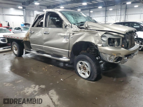 2008 Dodge Ram 3500 SLT with VIN 3D7MX38A98G142243, listed as a Copart auction lot 85852834 with 256,794 mi miles and Salvage Title. Bid and sale history available at carsss.com. Image 4.