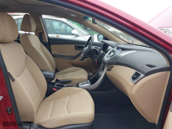 2011 Hyundai Elantra Ltd with VIN KMHDH4AE6BU141853, listed as a IAAI auction lot 41743359 with 128,676 mi miles. Bid and sale history available at carsss.com. Image 5.