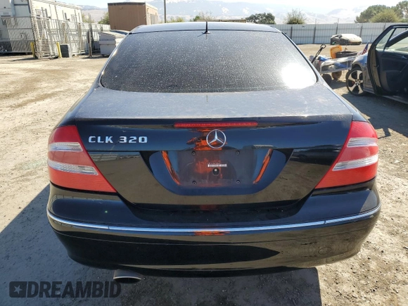 2004 Mercedes-Benz CLK 320 with VIN WDBTJ65J94F118662, listed as a Copart auction lot 67160004 with 186,549 mi miles and Non Repairable. Bid and sale history available at DreamBid. Image 6.