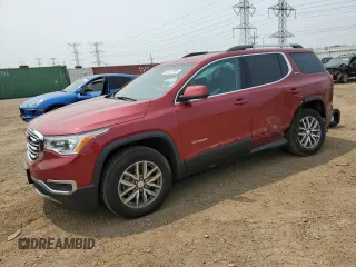 2019 GMC Acadia SLE with VIN 1GKKNSLS1KZ122467, listed as a Copart auction lot 60257955 with 62,417 mi miles and Salvage title. Bid and sale history available at DreamBid. Image 1.
