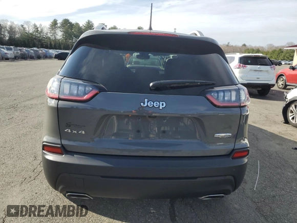 2021 Jeep Cherokee Latitude Lux z VIN 1C4PJMMX9MD213053, wystawiony jako Copart lot #50939575 z przebiegiem 37 403 mil mil oraz Szkoda całkowita • Salvage title. Historia ofert i sprzedaży dostępna na DreamBid. Obrazek 6.
