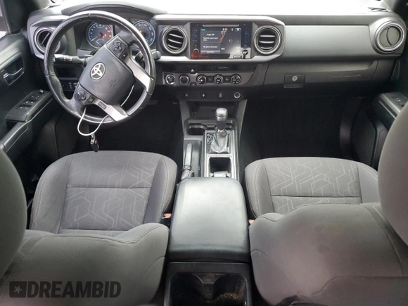 2017 Toyota Tacoma SR5 with VIN 3TMDZ5BN1HM015855, listed as a Copart auction lot 48785845 with 136,218 mi miles and Salvage Title. Bid and sale history available at carsss.com. Image 8.