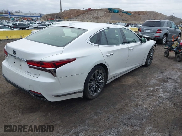 2018 Lexus LS with VIN JTHC51FF2J5002867, listed as a IAAI auction lot 41901468 with 102,602 mi miles. Bid and sale history available at carsss.com. Image 4.