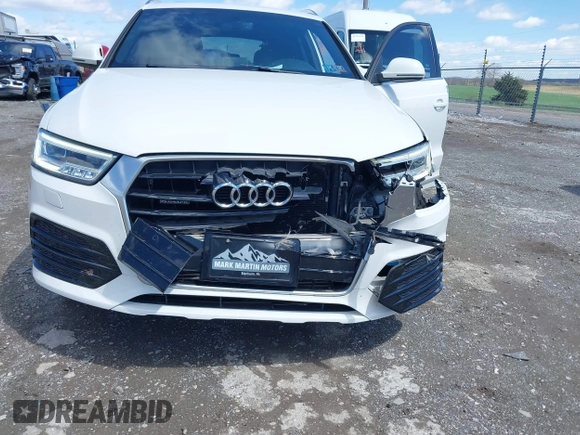 2016 Audi Q3 Prestige with VIN WA1GFCFS9GR022778, listed as a IAAI auction lot 41986610 with 14,508 mi miles. Bid and sale history available at carsss.com. Image 6.