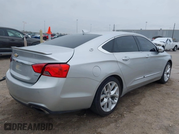 2015 Chevrolet Impala LTZ with VIN 1G1155SL1FU108485, listed as a IAAI auction lot 41295143 with 127,407 mi miles and . Bid and sale history available at DreamBid. Image 4.