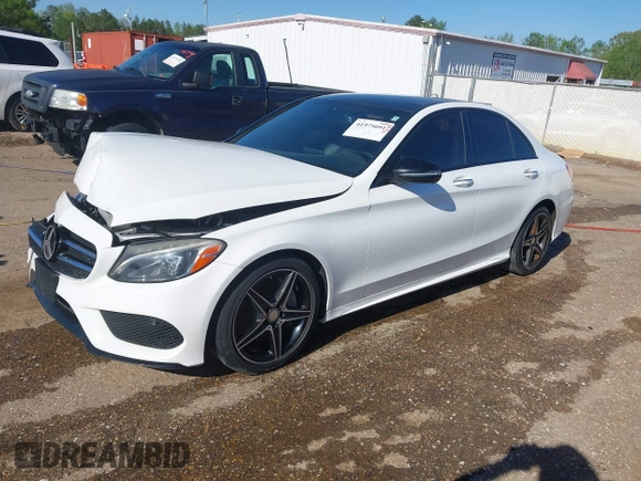 2016 Mercedes-Benz C 300 with VIN 55SWF4JB9GU112726, listed as a IAAI auction lot 41975091 with 110,343 mi miles and . Bid and sale history available at carsss.com. Image 2.