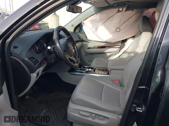2014 Acura MDX Tech Pkg with VIN 5FRYD3H41EB012164, listed as a IAAI auction lot 41765473 with 59,935 mi miles. Bid and sale history available at carsss.com. Image 5.