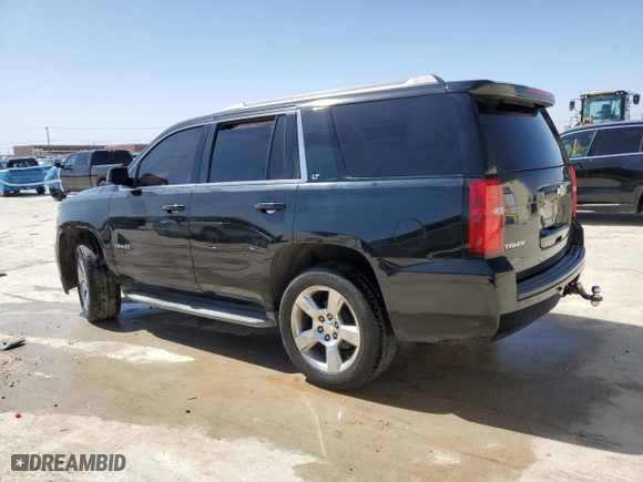 2015 Chevrolet Tahoe LT with VIN 1GNSKBKC8FR172343, listed as a Copart auction lot 47837545 with 0 mi miles and Salvage Title. Bid and sale history available at carsss.com. Image 2.