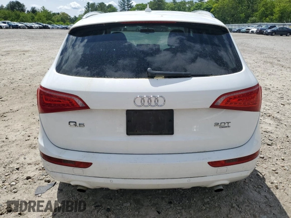 2012 Audi Q5 Premium Plus with VIN WA1LFAFPXCA135694, listed as a Copart auction lot 59293765 with 138,531 mi miles and Clean title. Bid and sale history available at DreamBid. Image 6.