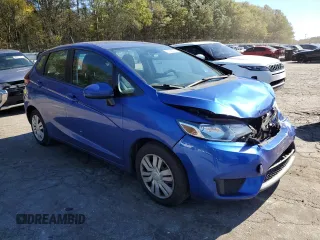 2015 Honda Fit LX with VIN 3HGGK5G52FM726053, listed as a Copart auction lot 81963024 with 182,442 mi miles and Salvage title. Bid and sale history available at DreamBid. Image 4.