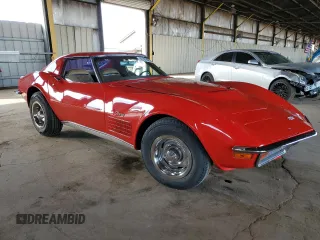 1972 Chevrolet Corvette with VIN 1Z37K2S501737, listed as a Copart auction lot 43789865 with 22,938 mi miles and Salvage title. Bid and sale history available at DreamBid. Image 4.