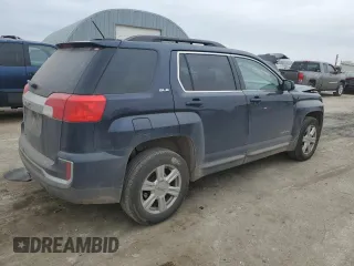 2016 GMC Terrain SLE with VIN 2GKALNEK6G6314826, listed as a Copart auction lot 47318165 with 124,745 mi miles and Salvage Title. Bid and sale history available at carsss.com. Image 3.