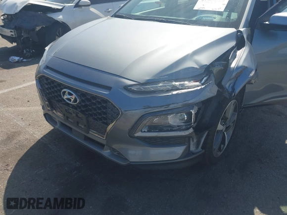 2018 Hyundai Kona Ultimate with VIN KM8K53A51JU101799, listed as a IAAI auction lot 41969569 with 20,167 mi miles. Bid and sale history available at carsss.com. Image 6.