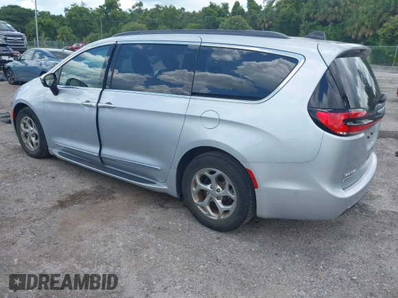 2023 Chrysler Pacifica Limited with VIN 2C4RC1GG8PR506134, listed as a IAAI auction lot 42554422 with 29,378 mi miles and . Bid and sale history available at DreamBid. Image 3.