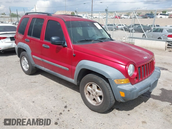 2006 Jeep Liberty Sport with VIN 1J4GL48K56W253527, listed as a IAAI auction lot 42178297 with 136,482 mi miles and . Bid and sale history available at carsss.com. Image 1.