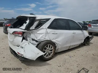 2024 Chevrolet Equinox LS with VIN 3GNAXHEG7RL309430, listed as a Copart auction lot 51530905 with 12,078 mi miles and Salvage Title. Bid and sale history available at carsss.com. Image 3.