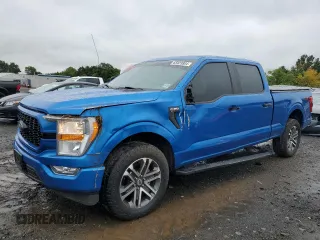 2021 Ford F-150 XL with VIN 1FTFW1E82MKD43741, listed as a Copart auction lot 65923804 with 86,506 mi miles and Salvage Title. Bid and sale history available at carsss.com. Image 1.