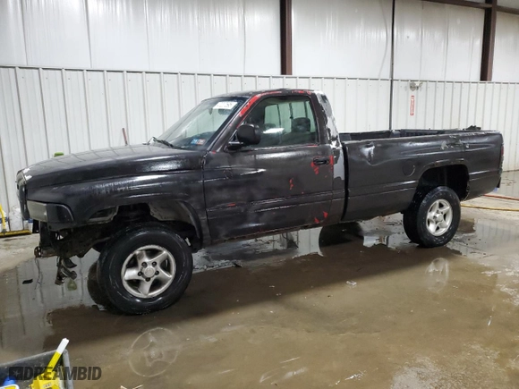 1995 Dodge Ram 1500 with VIN 1B7HF16Z8SS138812, listed as a Copart auction lot 47207595 with 185,094 mi miles and Salvage Title. Bid and sale history available at carsss.com. Image 1.