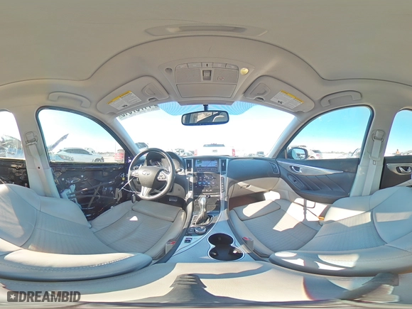2015 Infiniti Q50 Premium with VIN JN1BV7AP9FM331372, listed as a Copart auction lot 44787315 with NaN miles and Salvage Title. Bid and sale history available at carsss.com. Image 14.
