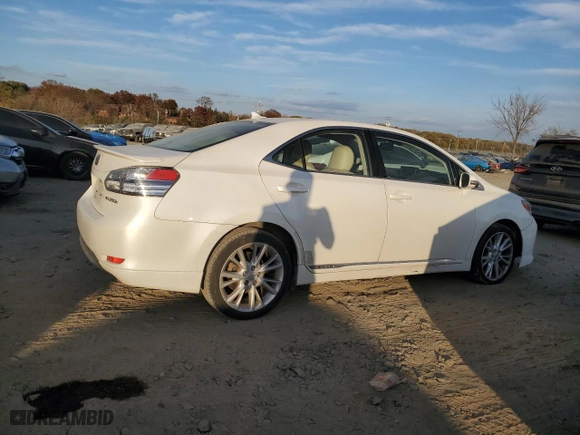 2010 Lexus HS 250h with VIN JTHBB1BA7A2031894, listed as a Copart auction lot 78853114 with 249,530 mi miles and Clean Title. Bid and sale history available at carsss.com. Image 3.