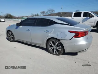 2017 Nissan Maxima S with VIN 1N4AA6AP3HC415426, listed as a Copart auction lot 46615205 with 54,250 mi miles and Salvage Title. Bid and sale history available at DreamBid. Image 2.
