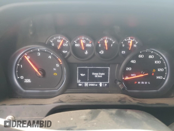 2024 Chevrolet Silverado 3500HD Work Truck with VIN 1GC4YSEY8RF271077, listed as a Copart auction lot 83349994 with 24,563 mi miles and Salvage Title. Bid and sale history available at carsss.com. Image 9.