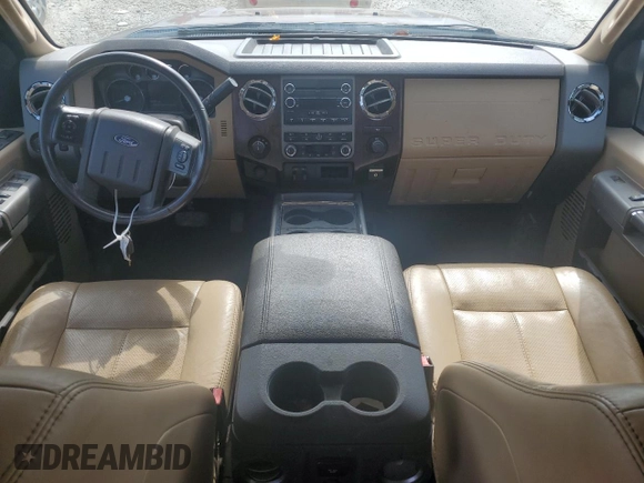 2011 Ford F-250 XL with VIN 1FT7W2BT3BED00895, listed as a Copart auction lot 57273424 with 180,181 mi miles and Salvage title. Bid and sale history available at DreamBid. Image 8.