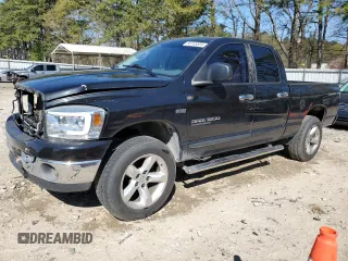 2007 Dodge Ram 1500 SLT with VIN 1D7HA18267S166927, listed as a Copart auction lot 50145555 with 146,450 mi miles and Salvage Title. Bid and sale history available at carsss.com. Image 1.