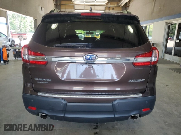 2019 Subaru Ascent Premium with VIN 4S4WMACD5K3460688, listed as a Copart auction lot 57597875 with 22,130 mi miles and Salvage title. Bid and sale history available at DreamBid. Image 6.