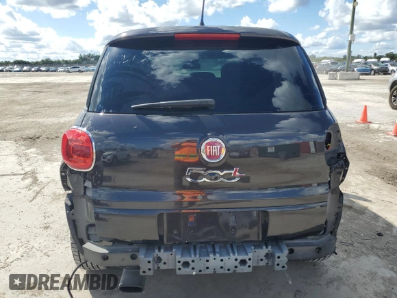 2015 FIAT 500L Easy with VIN ZFBCFABH6FZ036531, listed as a Copart auction lot 46793485 with 61,508 mi miles and Salvage title. Bid and sale history available at DreamBid. Image 6.