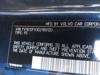 2013 Volvo S60 T5 with VIN YV1612FH3D2189120, listed as a IAAI auction lot 41971644 with 63,423 mi miles. Bid and sale history available at carsss.com. Image 9.