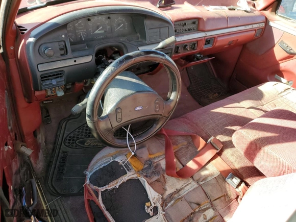 1993 Ford 1/2 Ton Trucks with VIN 1FTDF15N6PLA46337, listed as a Copart auction lot 81330644 with 249,266 mi miles and Salvage Title. Bid and sale history available at carsss.com. Image 8.