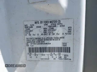 2006 Ford F-150 STX with VIN 1FTRX12W46NA46324, listed as a IAAI auction lot 42413103 with 109,717 mi miles and . Bid and sale history available at DreamBid. Image 9.