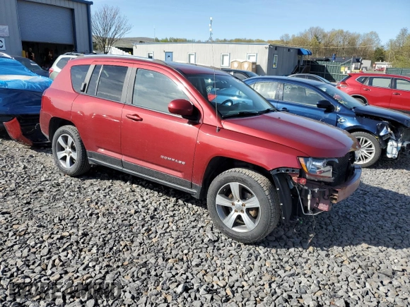 2016 Jeep Compass High Altitude Edition with VIN 1C4NJDEB0GD729476, listed as a Copart auction lot 52014075 with 144,978 mi miles and Salvage Title. Bid and sale history available at carsss.com. Image 4.