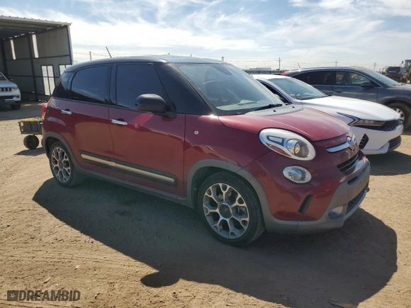 2015 FIAT 500L Urbana Trekking with VIN ZFBCFADH1FZ032769, listed as a Copart auction lot 69686214 with 135,539 mi miles and Salvage Title. Bid and sale history available at carsss.com. Image 4.