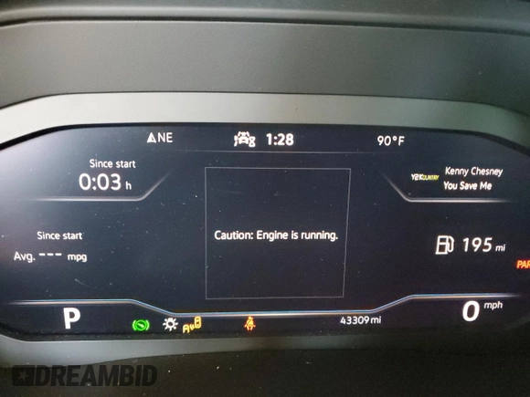 2023 Volkswagen Atlas SE with VIN 1V2WE2CA6PC225428, listed as a Copart auction lot 55098805 with 43,309 mi miles and Salvage title. Bid and sale history available at DreamBid. Image 9.