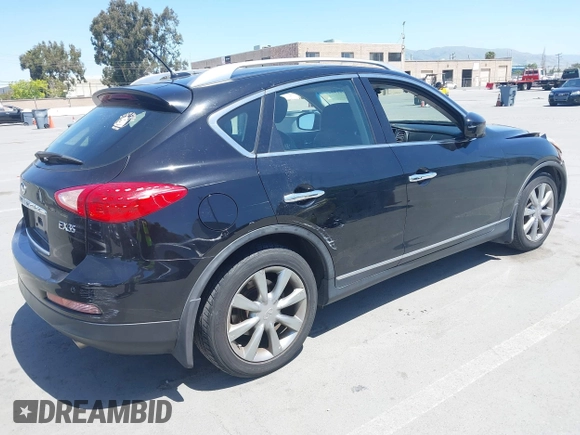 2012 Infiniti EX Journey with VIN JN1AJ0HR5CM451851, listed as a IAAI auction lot 42201934 with 71,931 mi miles. Bid and sale history available at carsss.com. Image 4.