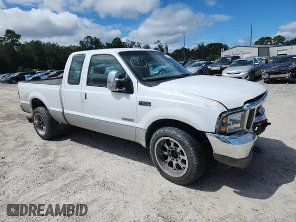 2004 Ford F-250 XL with VIN 1FTNX20P94EB23573, listed as a Copart auction lot 62723675 with Not provided miles and Salvage title. Bid and sale history available at DreamBid. Image 4.
