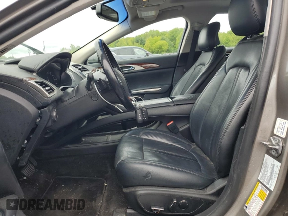 2015 Lincoln MKZ with VIN 3LN6L2J9XFR622989, listed as a Copart auction lot 58037965 with 81,709 mi miles and Salvage title. Bid and sale history available at DreamBid. Image 7.
