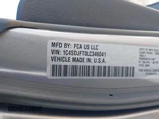 2020 Dodge Durango Pursuit with VIN 1C4SDJFT0LC346041, listed as a IAAI auction lot 42650780 with 67,147 mi miles and . Bid and sale history available at DreamBid. Image 9.