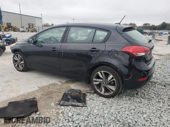 2017 Kia Forte LX with VIN KNAFK5A80H5699440, listed as a Copart auction lot 46067035 with 75,434 mi miles and Salvage Title. Bid and sale history available at carsss.com. Image 2.