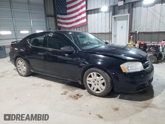 2014 Dodge Avenger SE z VIN 1C3CDZABXEN224381, wystawiony jako Copart lot #45732115 z przebiegiem 166 519 mil mil oraz Szkoda całkowita • Salvage title. Historia ofert i sprzedaży dostępna na DreamBid. Obrazek 4.