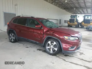 2019 Jeep Cherokee Limited with VIN 1C4PJLDB8KD346205, listed as a Copart auction lot 55936465 with 126,114 mi miles and Salvage title. Bid and sale history available at DreamBid. Image 4.