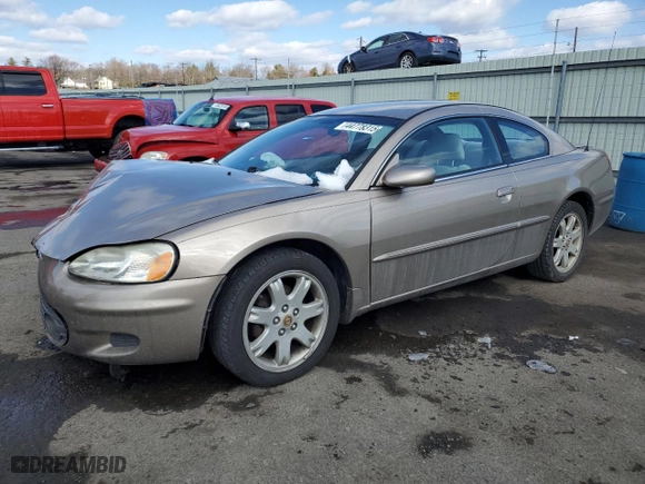 2002 Chrysler Sebring LXi with VIN 4C3AG52H42E126323, listed as a Copart auction lot 44778315 with 64,713 mi miles and Salvage Title. Bid and sale history available at carsss.com. Image 1.