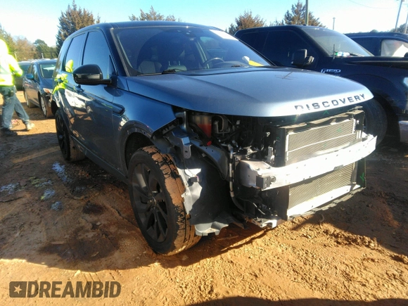 2020 Land Rover Discovery Sport S R-Dynamic with VIN SALCT2FX9LH879629, listed as a IAAI auction lot 41257748 with 52,931 mi miles. Bid and sale history available at carsss.com. Image 1.
