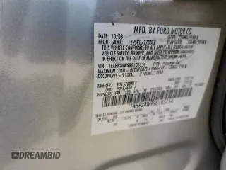 2009 Ford Taurus SEL with VIN 1FAHP24W99G105154, listed as a Copart auction lot 69207174 with 78,918 mi miles and Salvage Title. Bid and sale history available at carsss.com. Image 12.