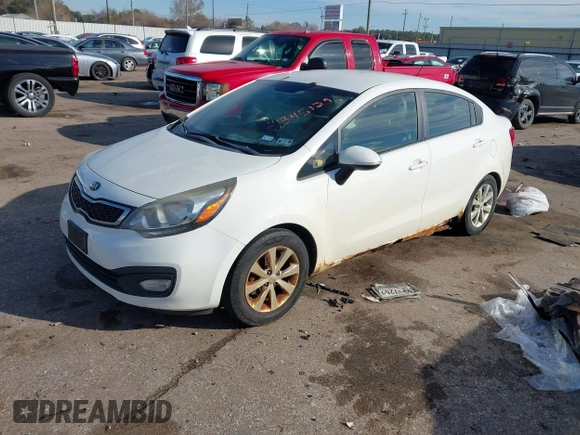 2015 Kia Rio EX with VIN KNADN4A31F6425359, listed as a IAAI auction lot 41345129 with 207,623 mi miles. Bid and sale history available at carsss.com. Image 16.