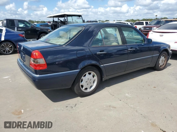 1996 Mercedes-Benz C with VIN WDBHA28E3TF392659, listed as a Copart auction lot 75169934 with Not Provided miles and Salvage Title. Bid and sale history available at carsss.com. Image 3.